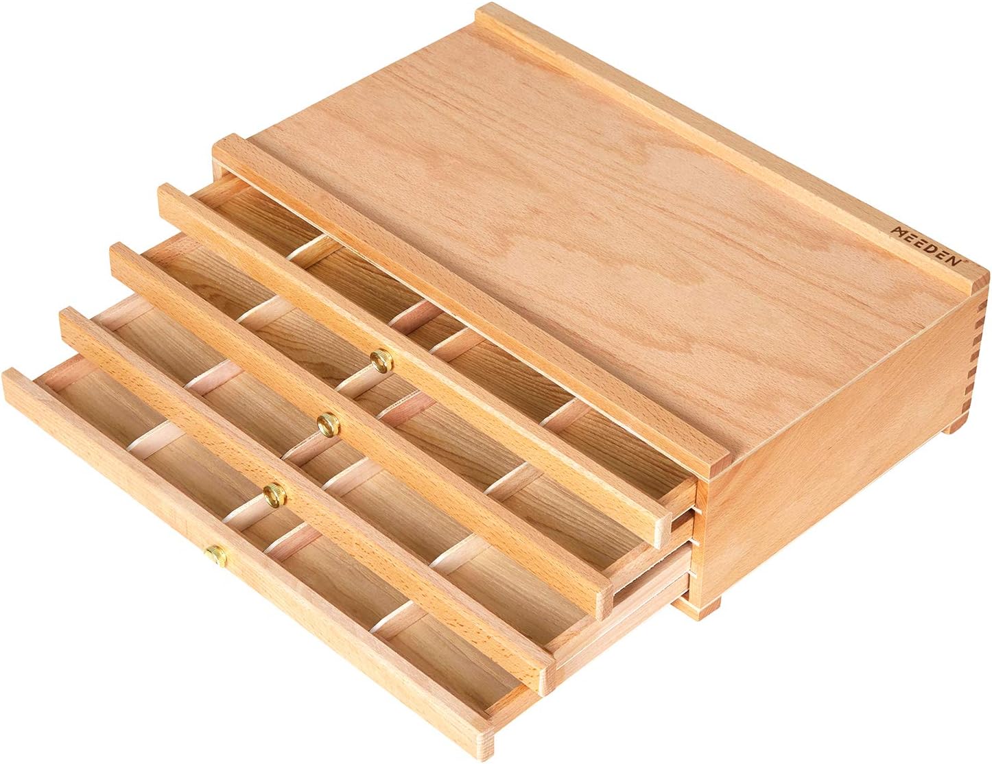 Portable 4-Drawer Artist Supply Storage Box for Organizing Art