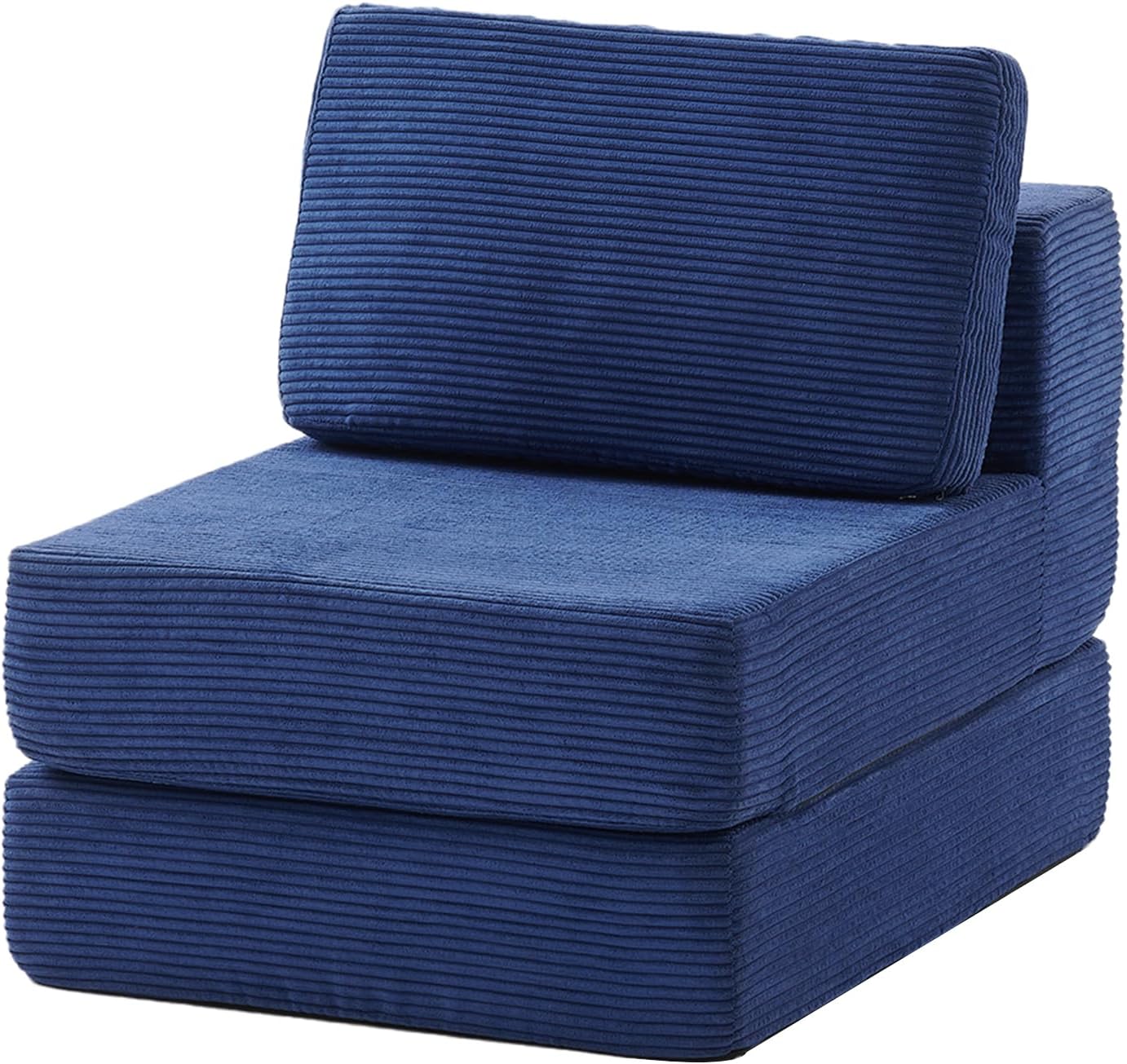 FILUXE Modular Sectional Sofa: Comfy Cloud Couch in Navy Blue