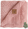 Hypoallergenic Baby Blanket 30x40 in Pink - Silky Soft TENCEL