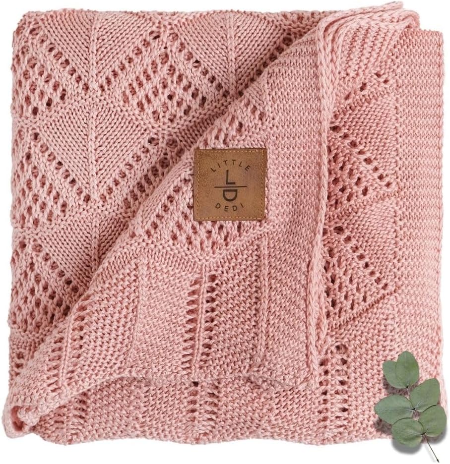 Hypoallergenic Baby Blanket - Silky Soft Knit for Comfort