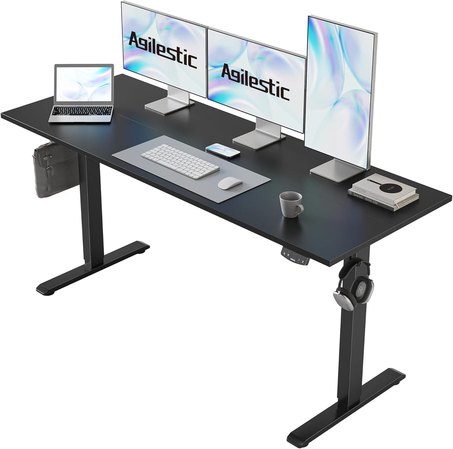 Agilestic Electric Standing Desk for Ergonomic Work and Gaming