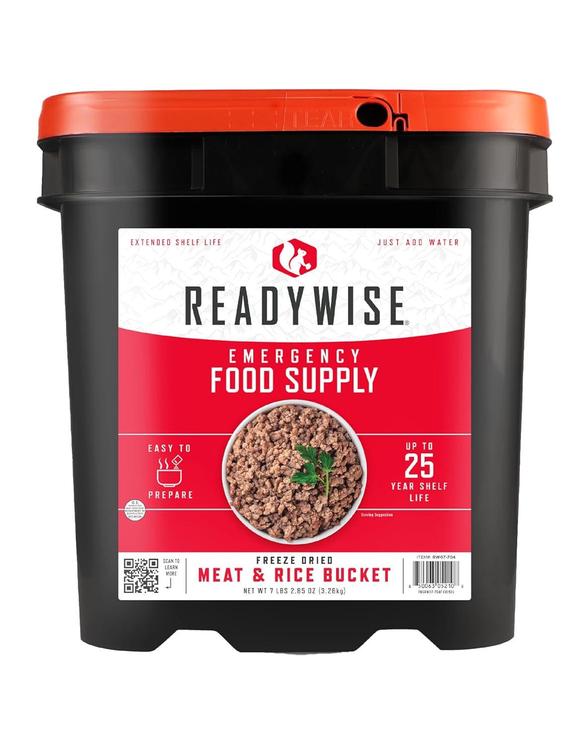 ReadyWise Emergency Food Supply - 88 Servings for Survival