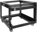 RIVECO 6U Server Rack with Wheels Open Frame Networking Rack