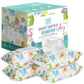 Baby Wipes - HAPPY BUM Sensitive Water Unscented 4 Pack