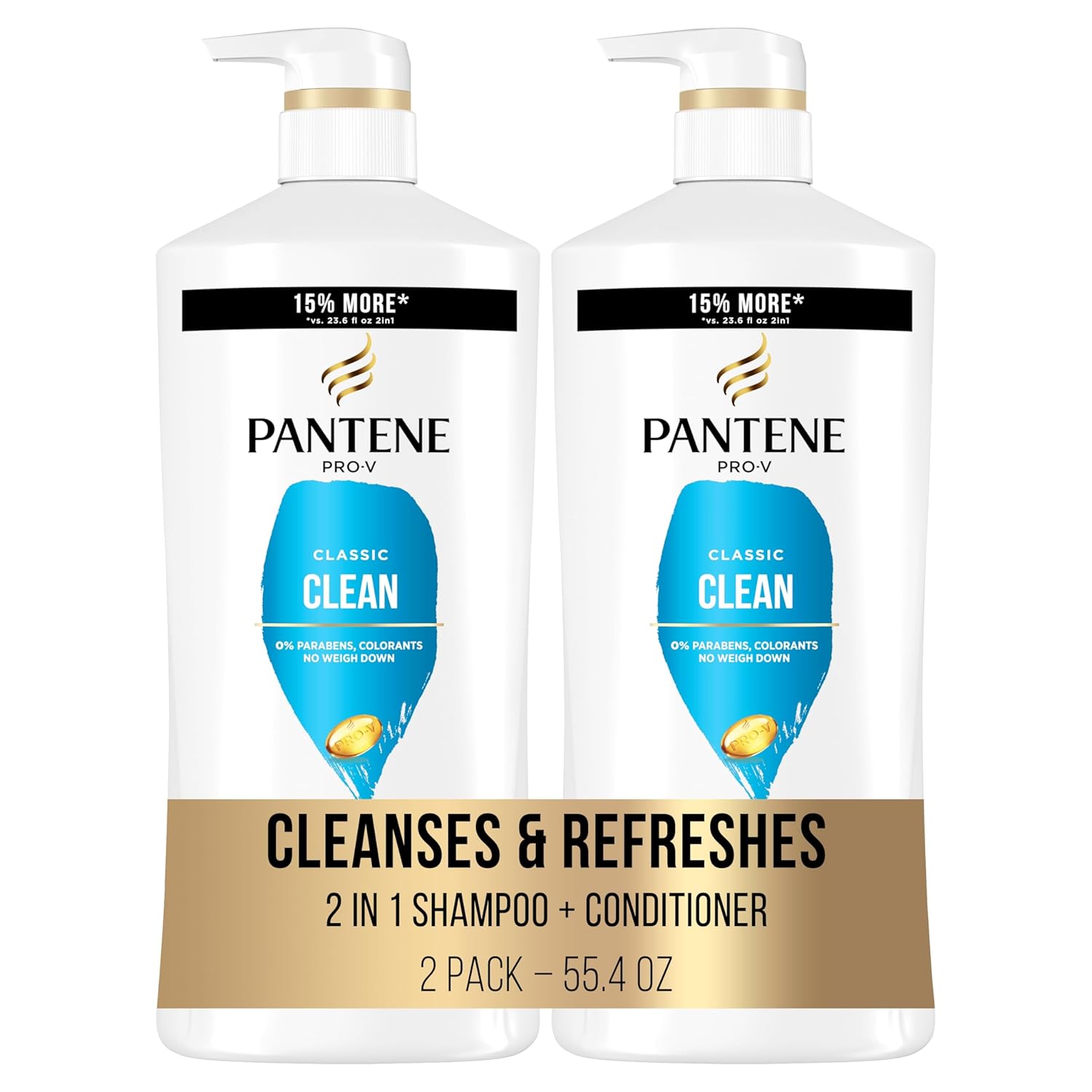 Pantene Classic Clean 2-In-1 Set - Pro-V Nourishment for Dry Hair