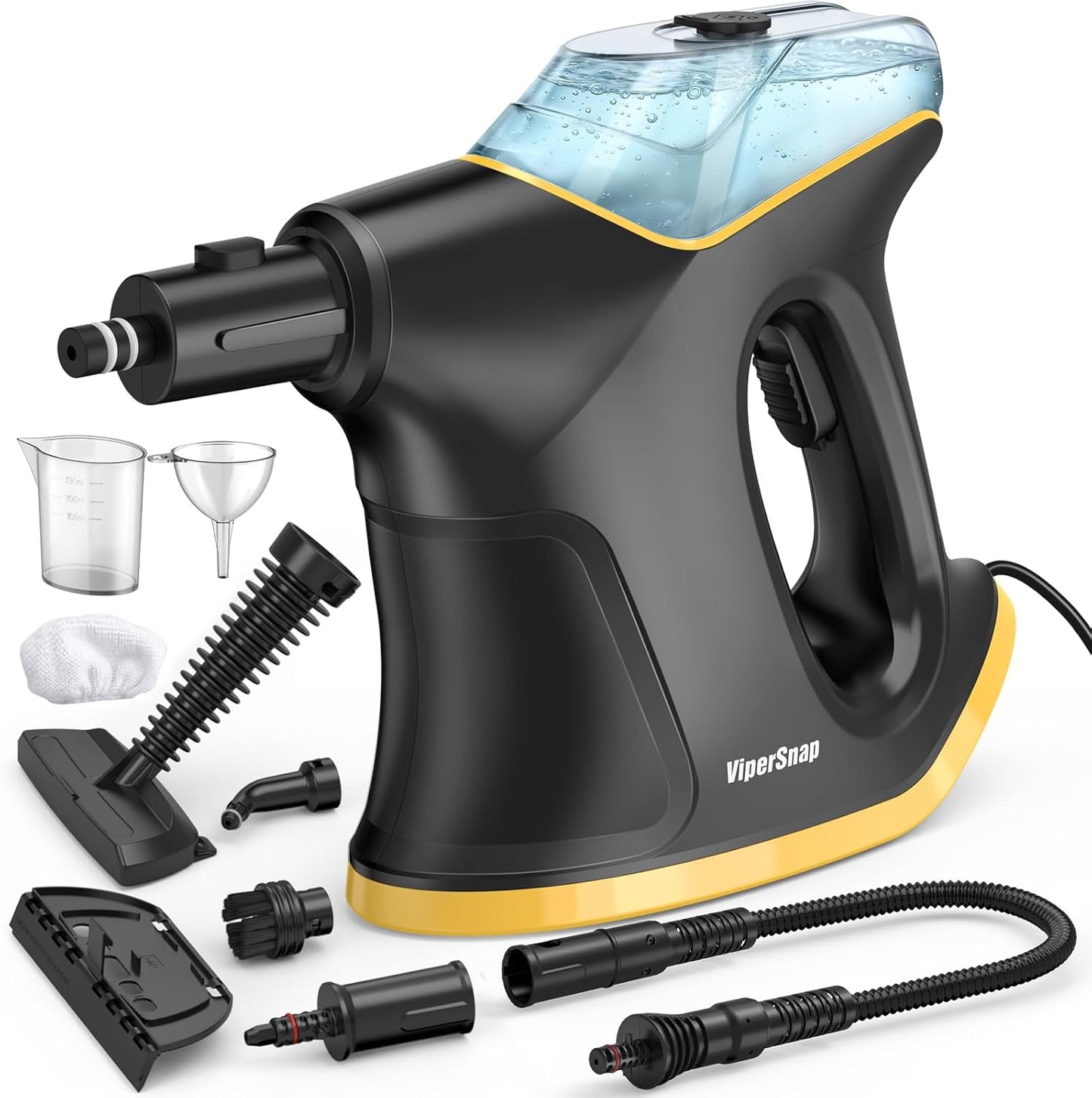 Heavy Duty Steam Cleaner with Continuous Spray for Home Use