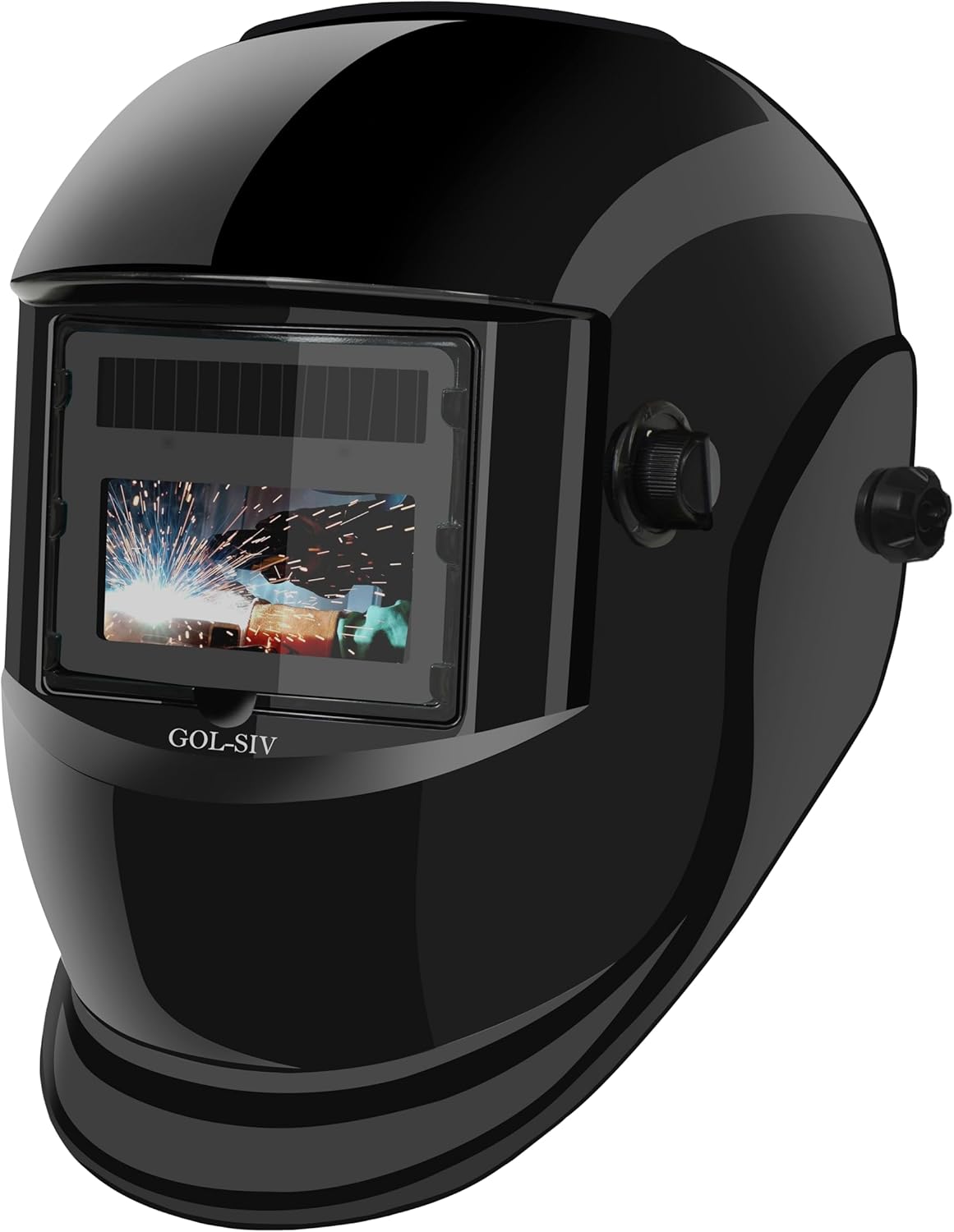 True Color Wide View Welding Helmet - GOL-SIV