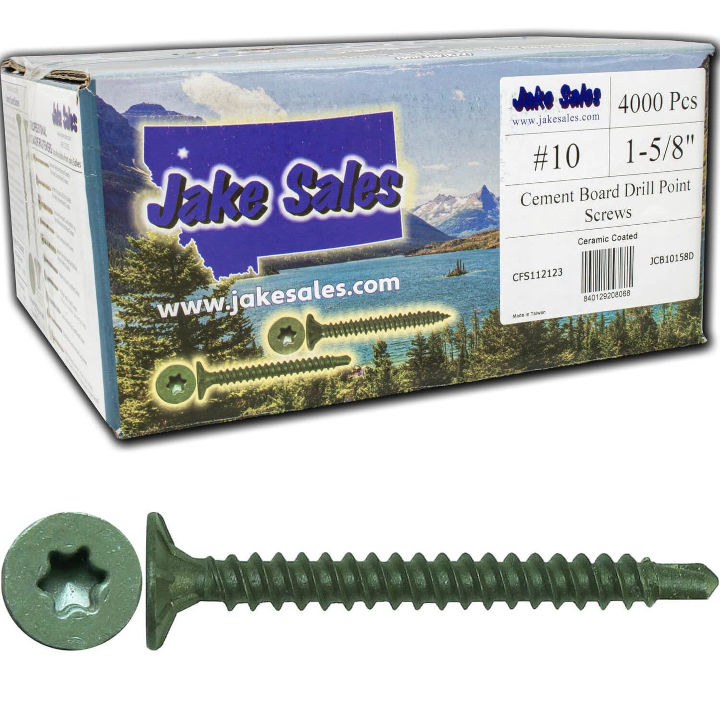 Jake Sales Cement Board Screws for Fastening Tile Boards