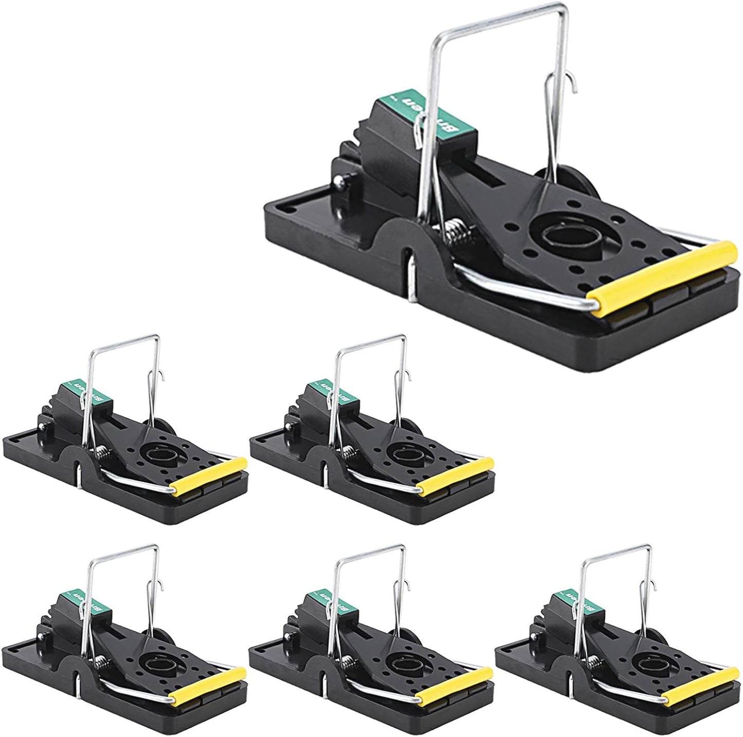 Quick & Hygienic Human-Powered Mouse Trap - 6 Pack