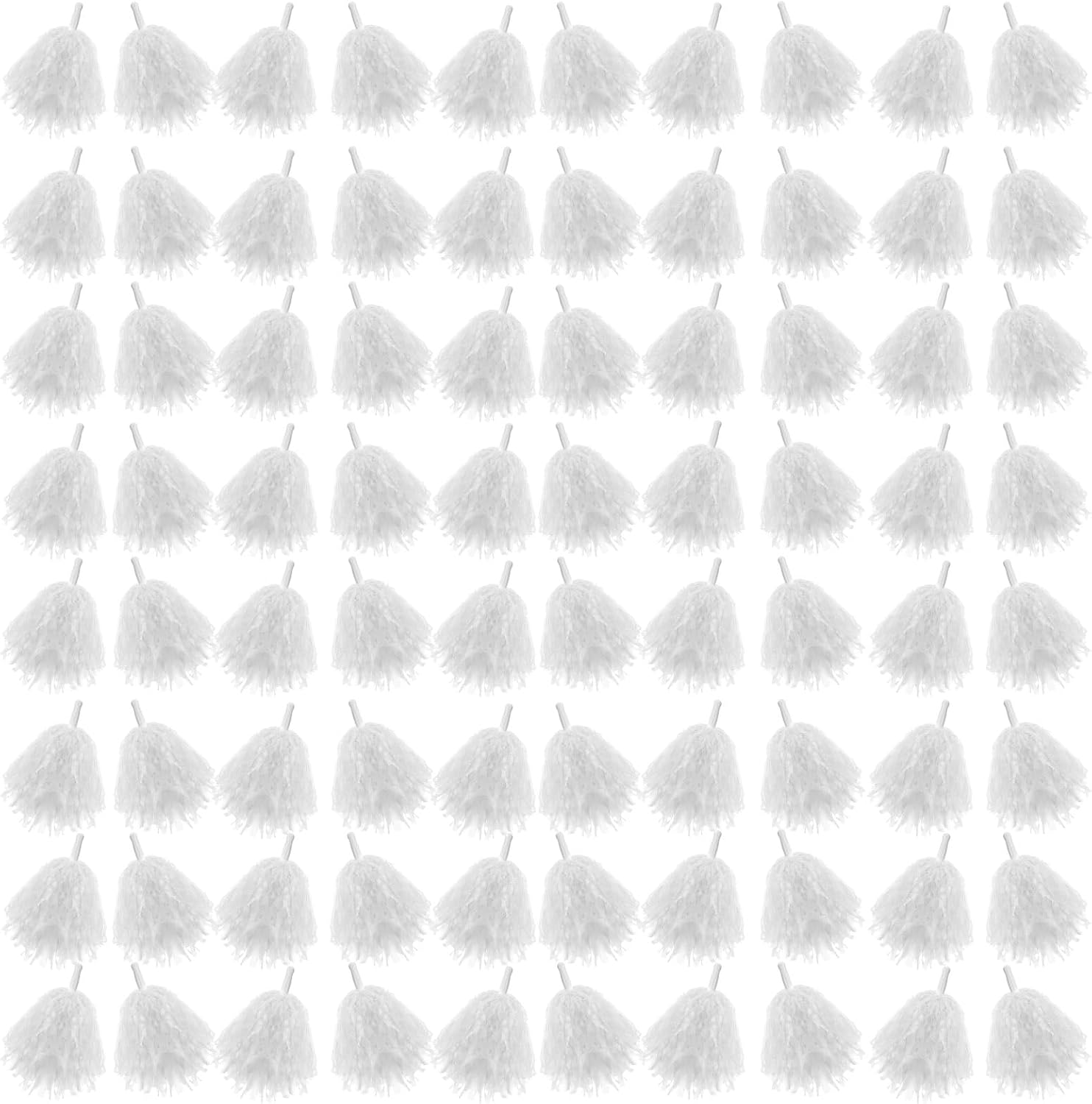 80 Pcs Cheerleading Pom Poms for Sports Dance and Events