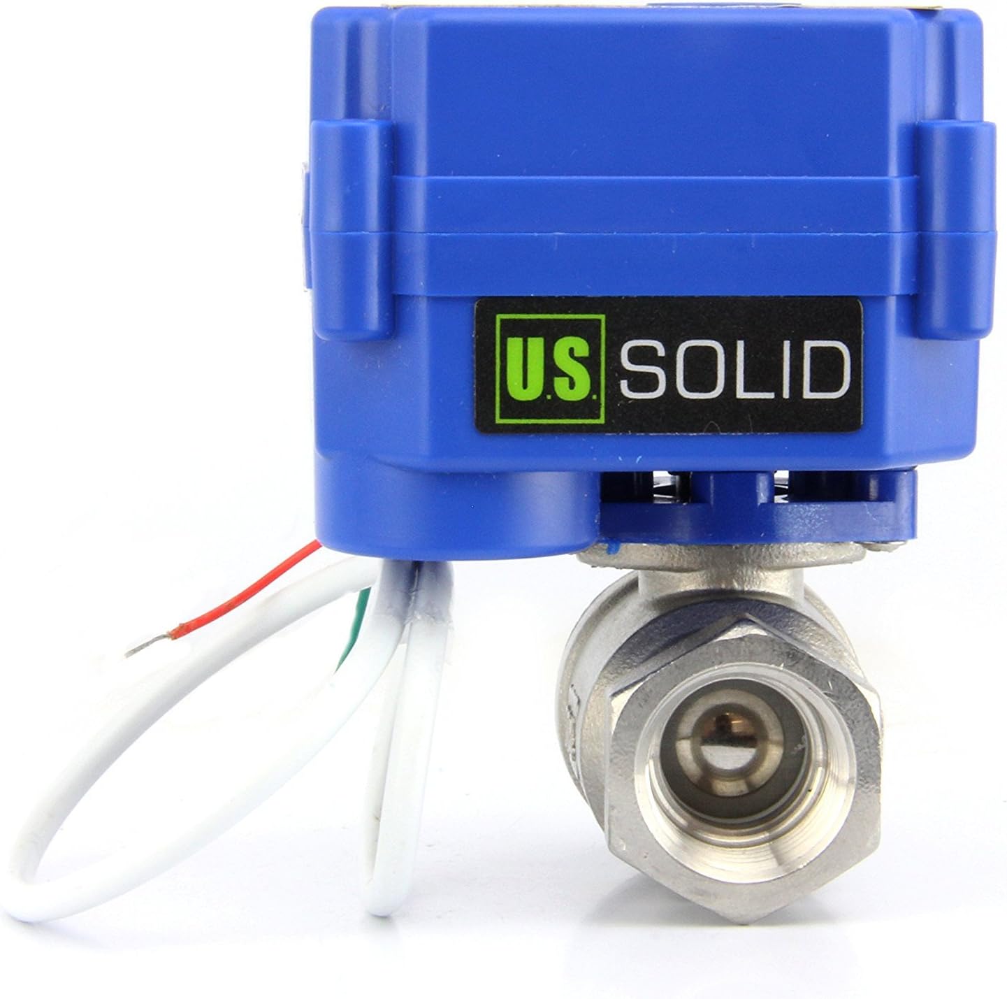 U.S. Solid 1/4in Motorized Ball Valve for Reliable Automation