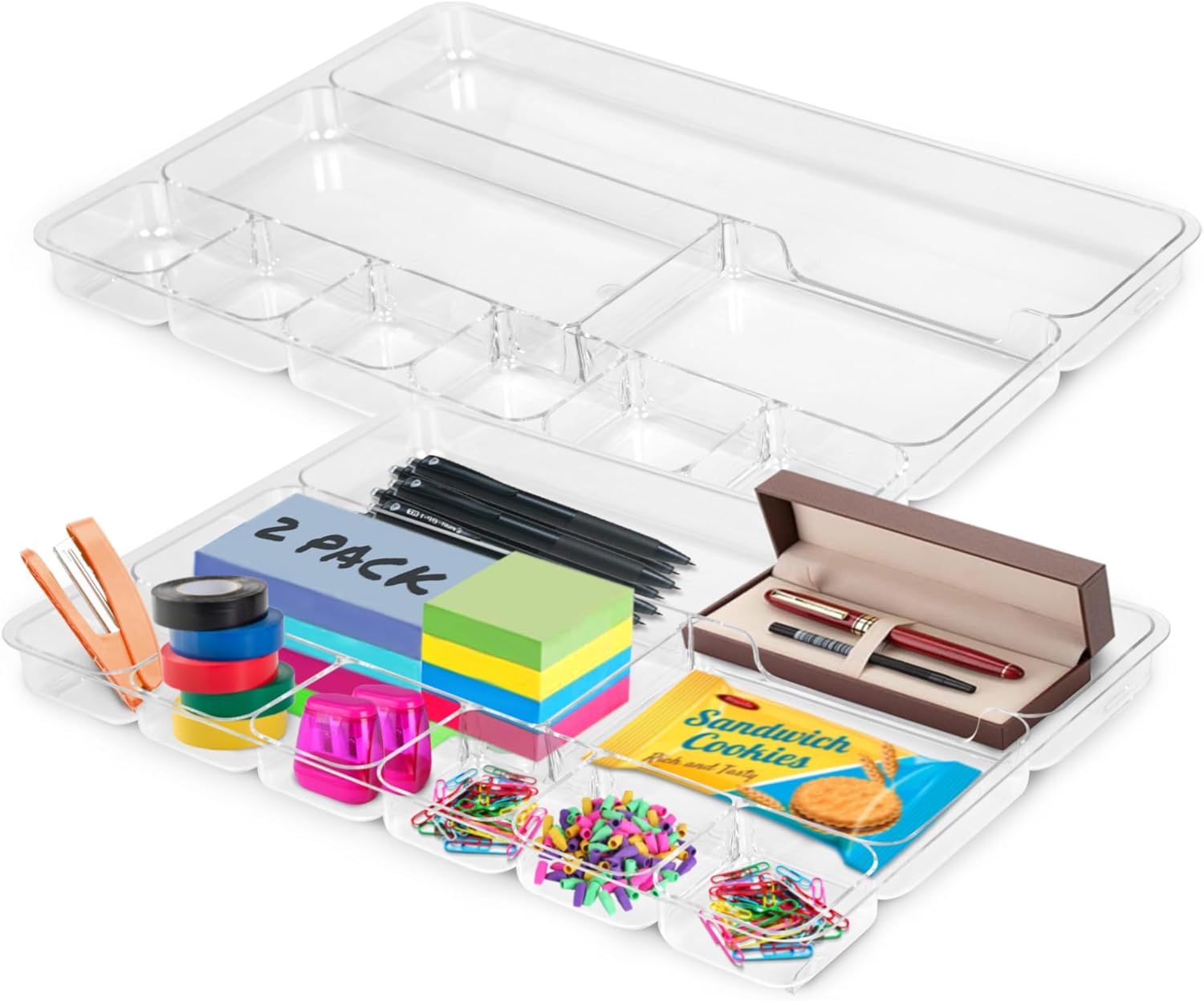 Manaloom Drawer Organizer Tray - Perfect for Office Supplies
