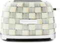 MACKENZIE-CHILDS 2-Slice Toaster Sterling Check - Decorative Kitchen