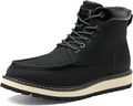 Men's Moc Toe Wedge Boot Casual Comfort - Bruno Marc