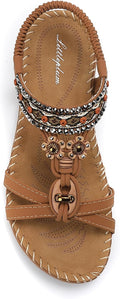 Littleplum Womens Sandals Arch Support Bohemian Flip