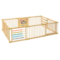 Wooden Playpen Extra Large for Toddlers and Babies - Foldable Play