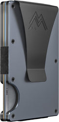 Minimalist Wallet for Men & Women - Slim RFID Card Holder (Gunmetal)