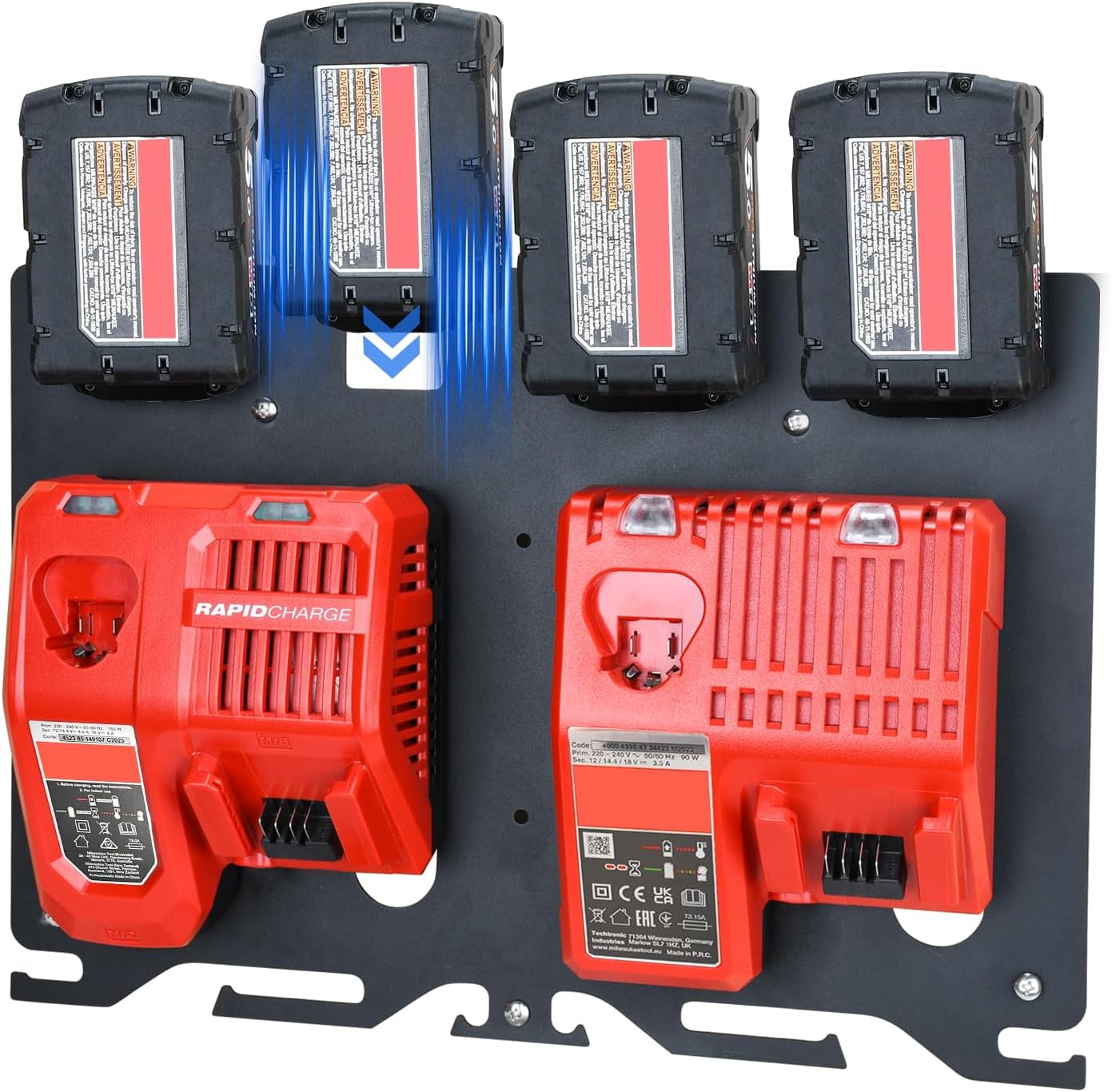 DITKOK 3-in-1 Wall Mount Organizer