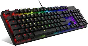 TECWARE Phantom 104 Mechanical Keyboard with RGB LED Lighting