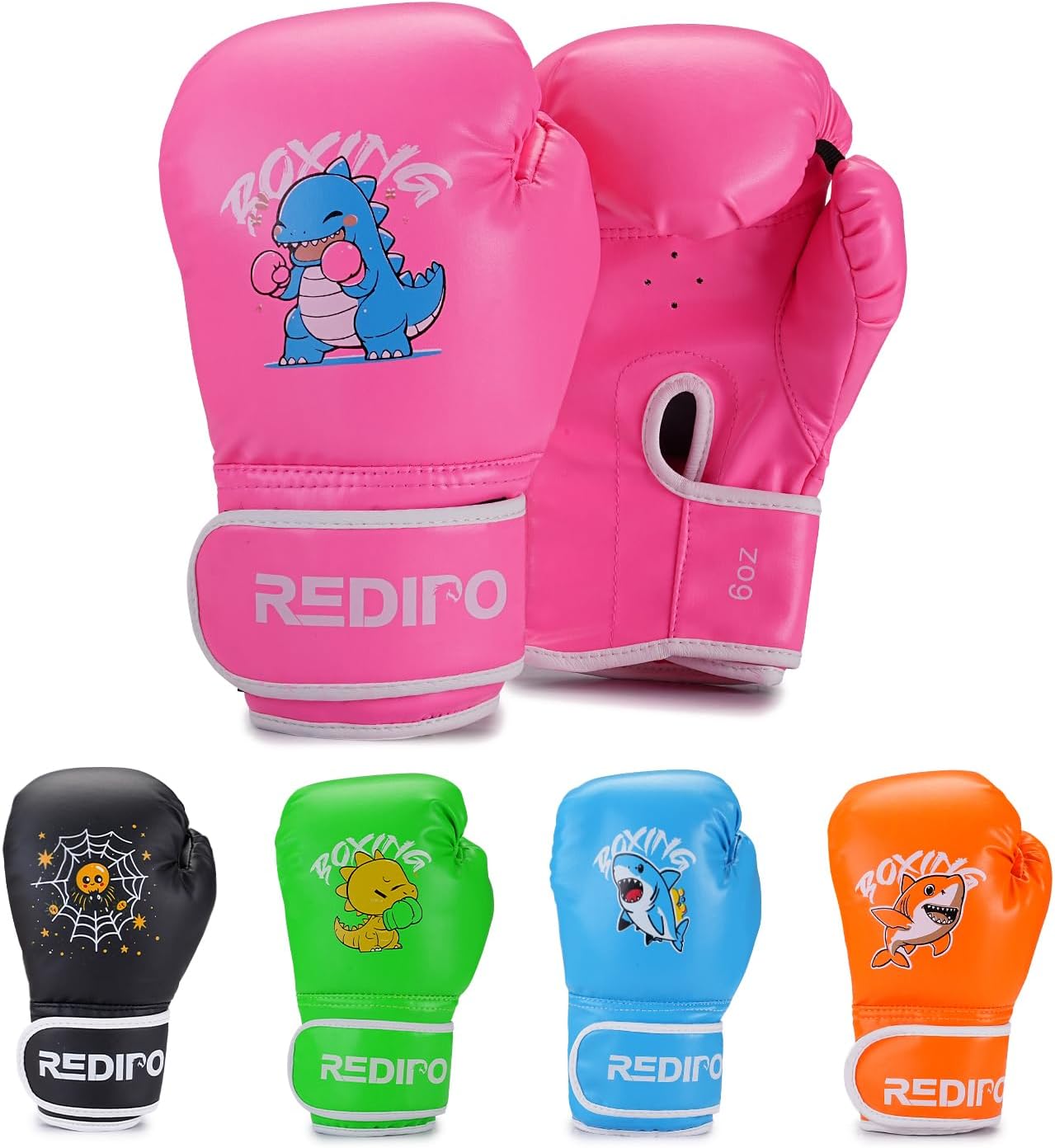 Youth Boxing Gloves for Kids 3-9 - 4&6OZ MMA Sparring Gloves