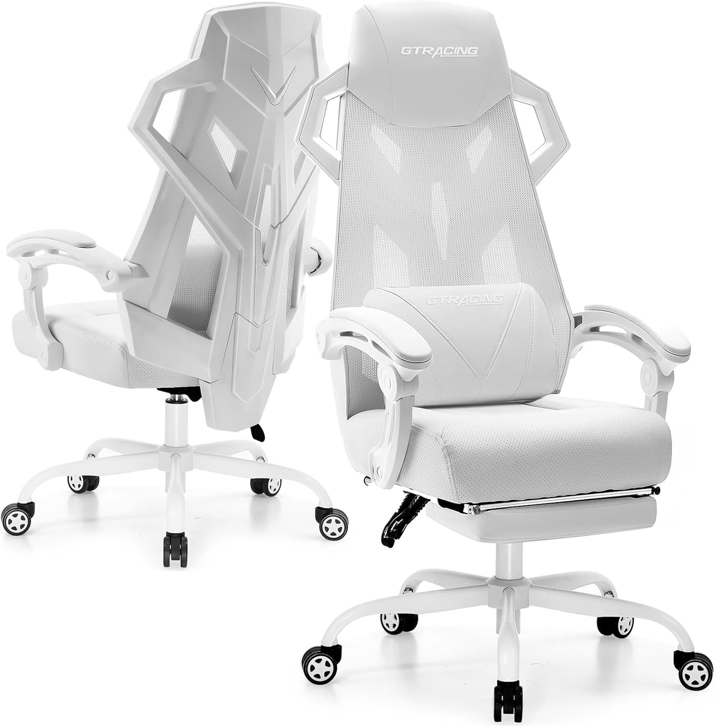 GTRACING Ergonomic Gaming Chair with Footrest - Ultimate Comfort!