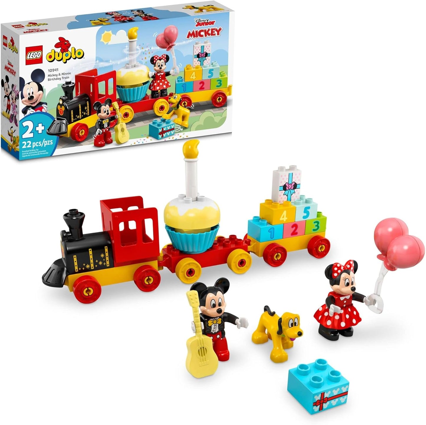 Disney Mickey & Minnie Train - Early Learning Building Toy