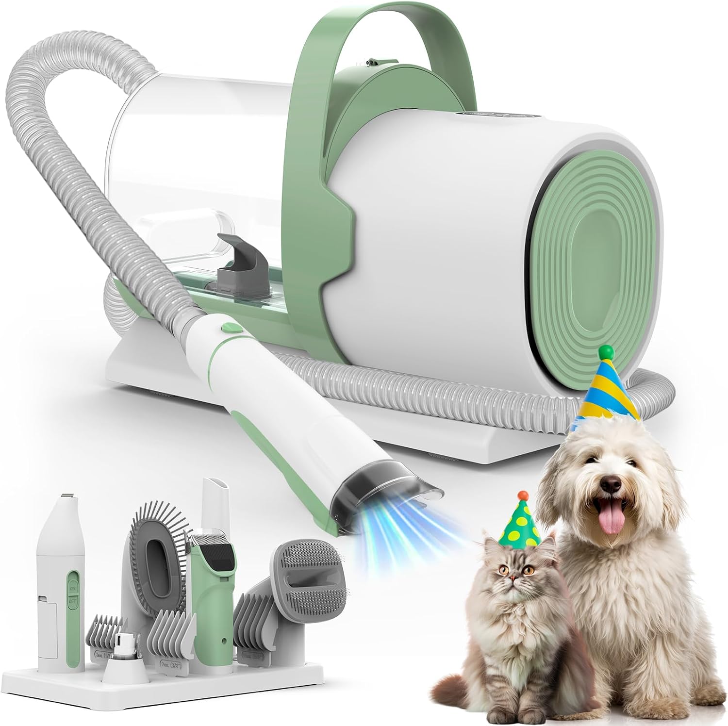 Dog Grooming Vacuum with 7 Tools for Shedding and Cleaning