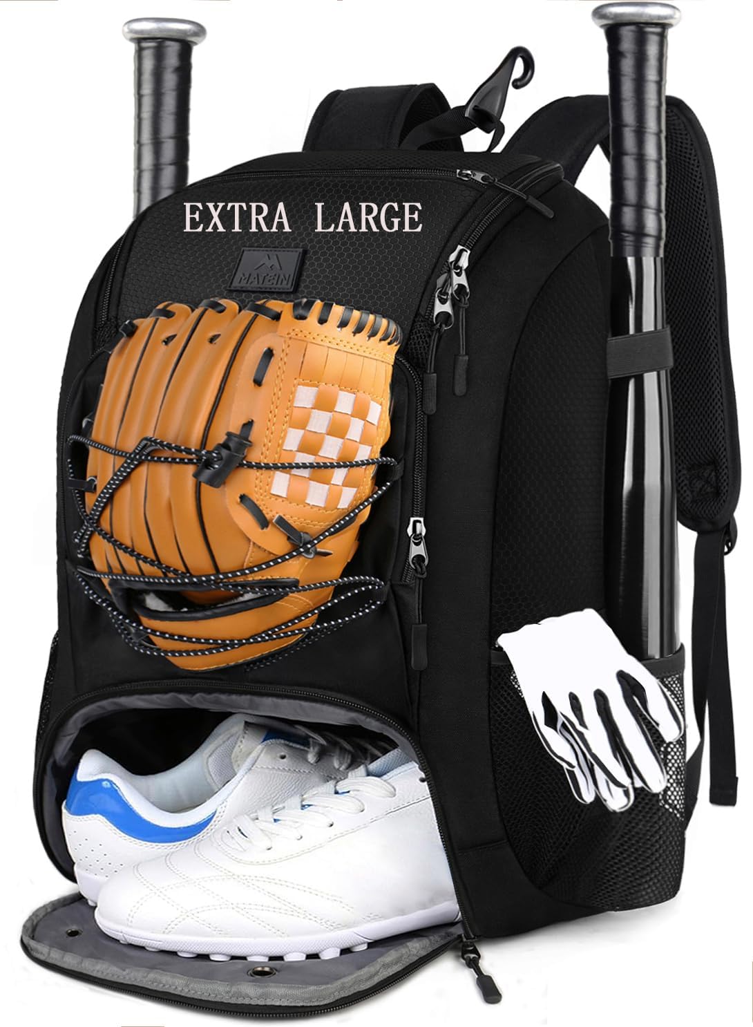 MATEIN Baseball Backpack: Lightweight Bat Bag for All Ages