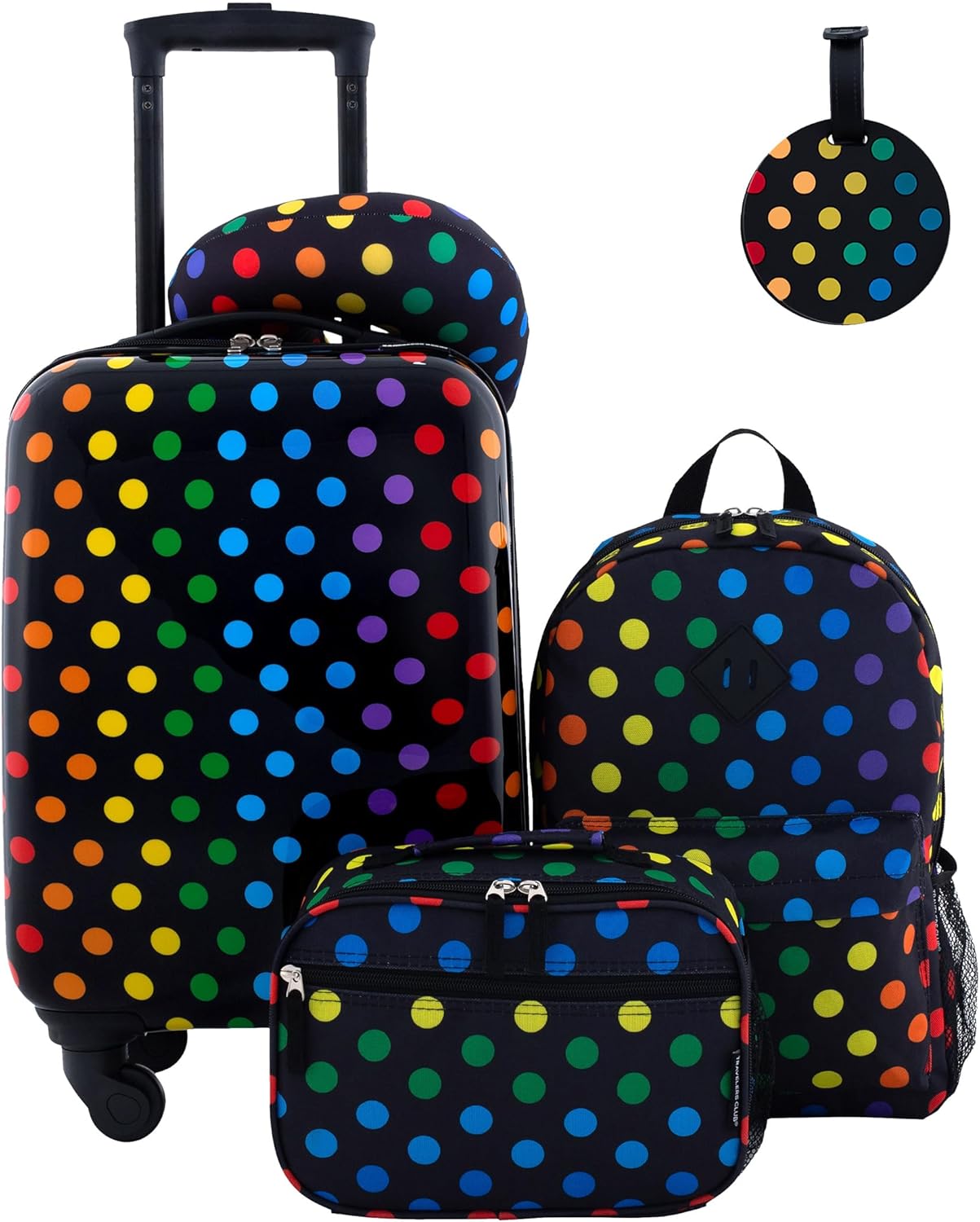 Travelers Club 5 Piece Kids' Luggage Set for Fun Adventures