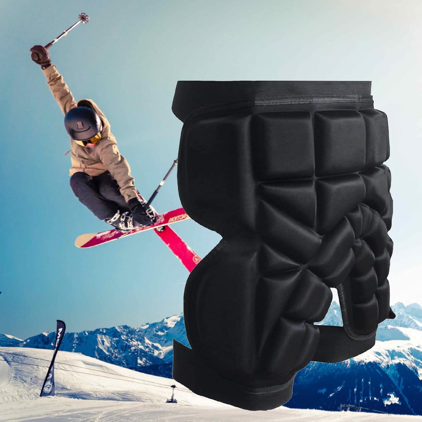 Extreme Impact Protection: Snowboard Hip Pad XL