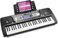 RockJam 54 Key Keyboard Piano with Power Supply and Accessories