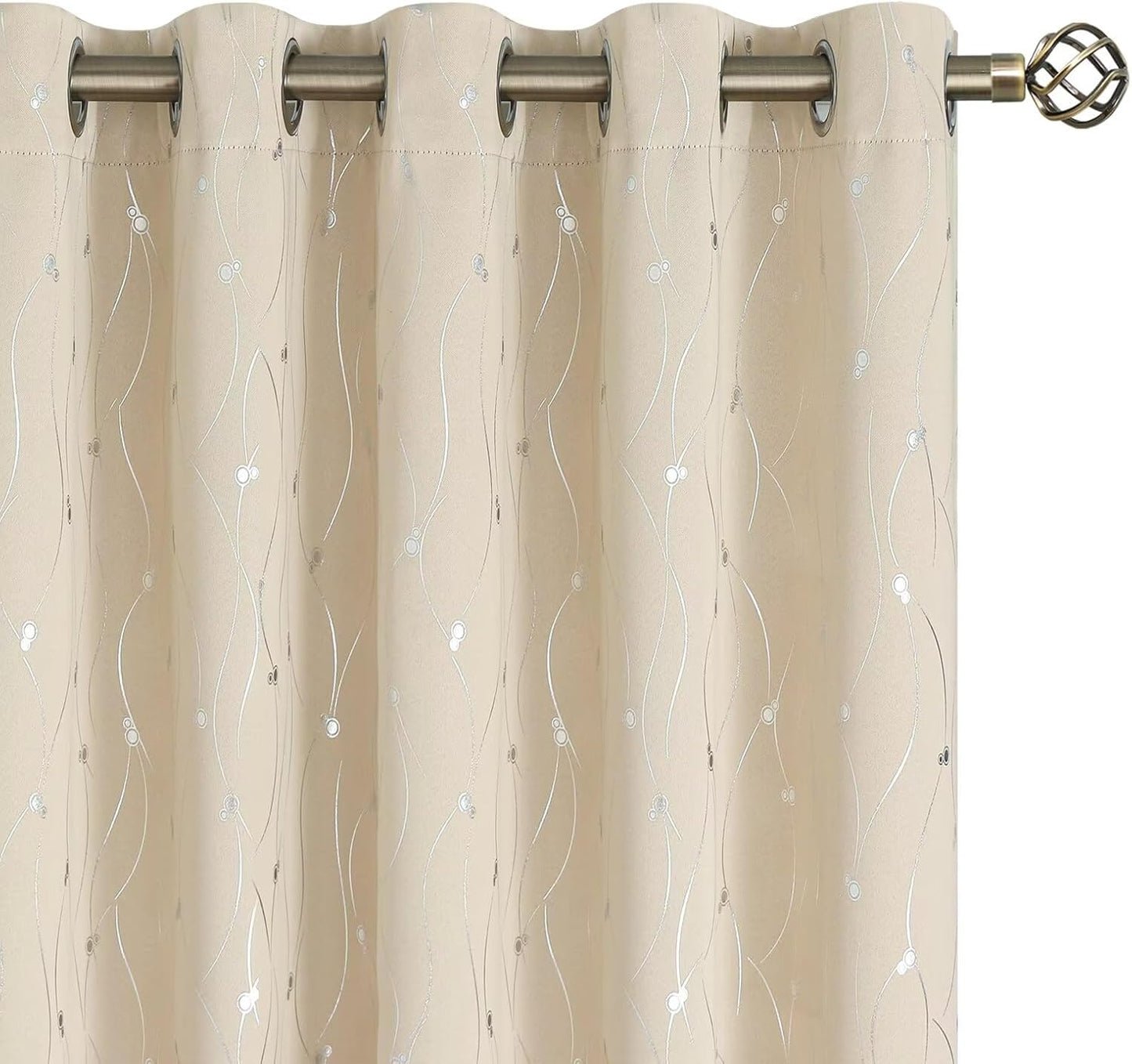 BGment Blackout Curtains 84 Inch Length Set for Bedroom Decor