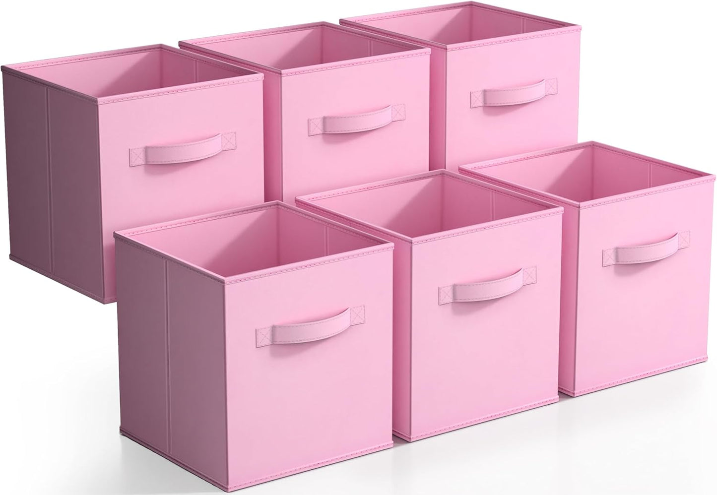 Sorbus Foldable Fabric Storage Cubes for Organizing Home Spaces