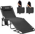 KingCamp Lounge Chair Outdoor Folding Tanning Lounger - Portable