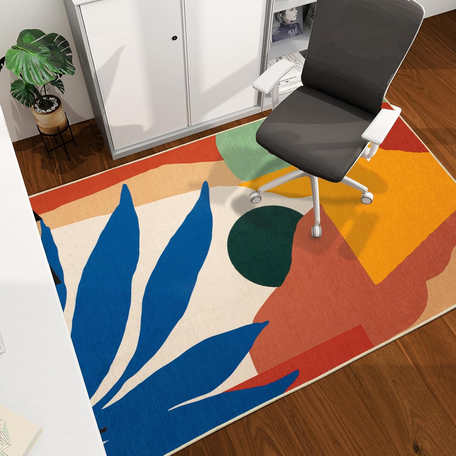 Office Chair Mat for Hardwood Floor, 60in x 45in Easy Glide