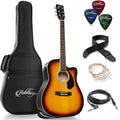 Sunburst Full-Size Dreadnought Cutaway Acoustic-Electric Guitar