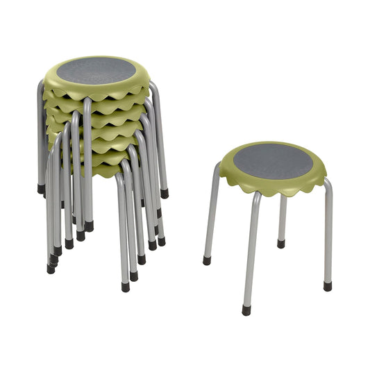 ECR4Kids Daisy Stackable Stool Set for Flexible Seating Needs