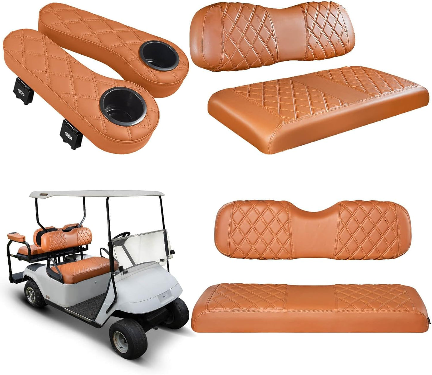 NOKINS Golf Cart Seat Covers for Club Car DS 2000.5-Up Review