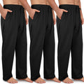 Cotton Pajama Pants for Men - Set of 3 for Comfort and Style