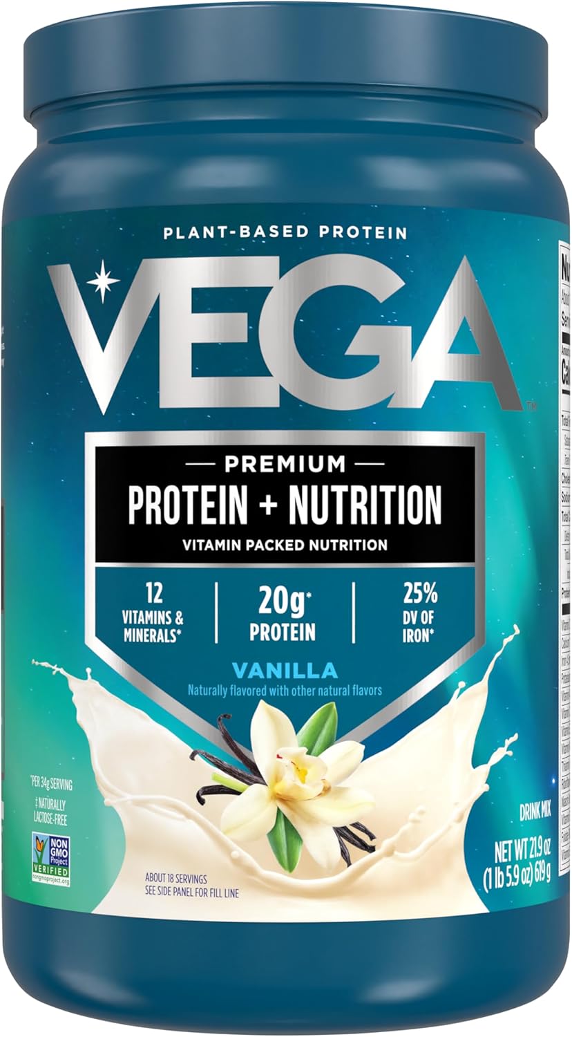 Vega Protein + Nutrition - 20g Plant-Based Pea Protein Shake