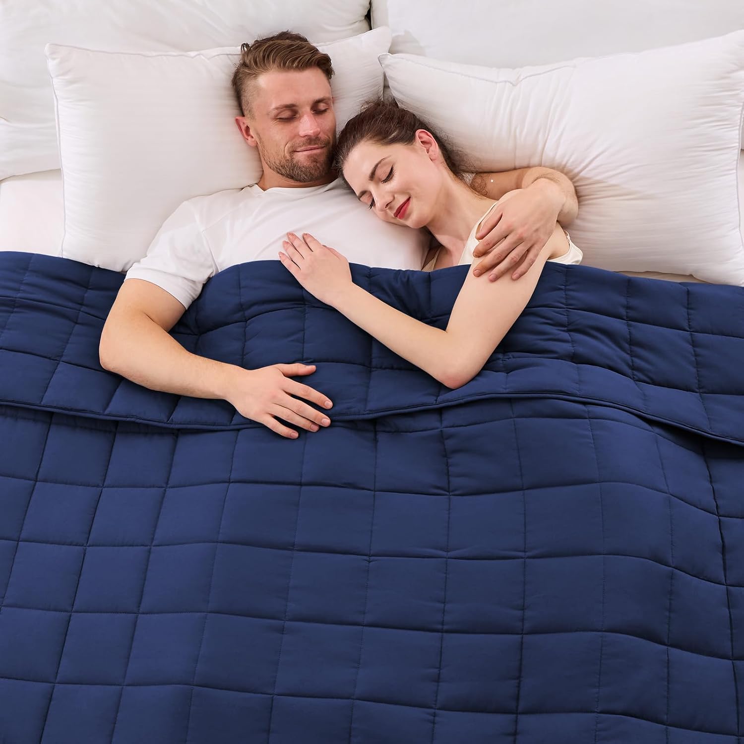 Yescool King Size Weighted Blanket for Adults - 20 lbs, 80 x 87