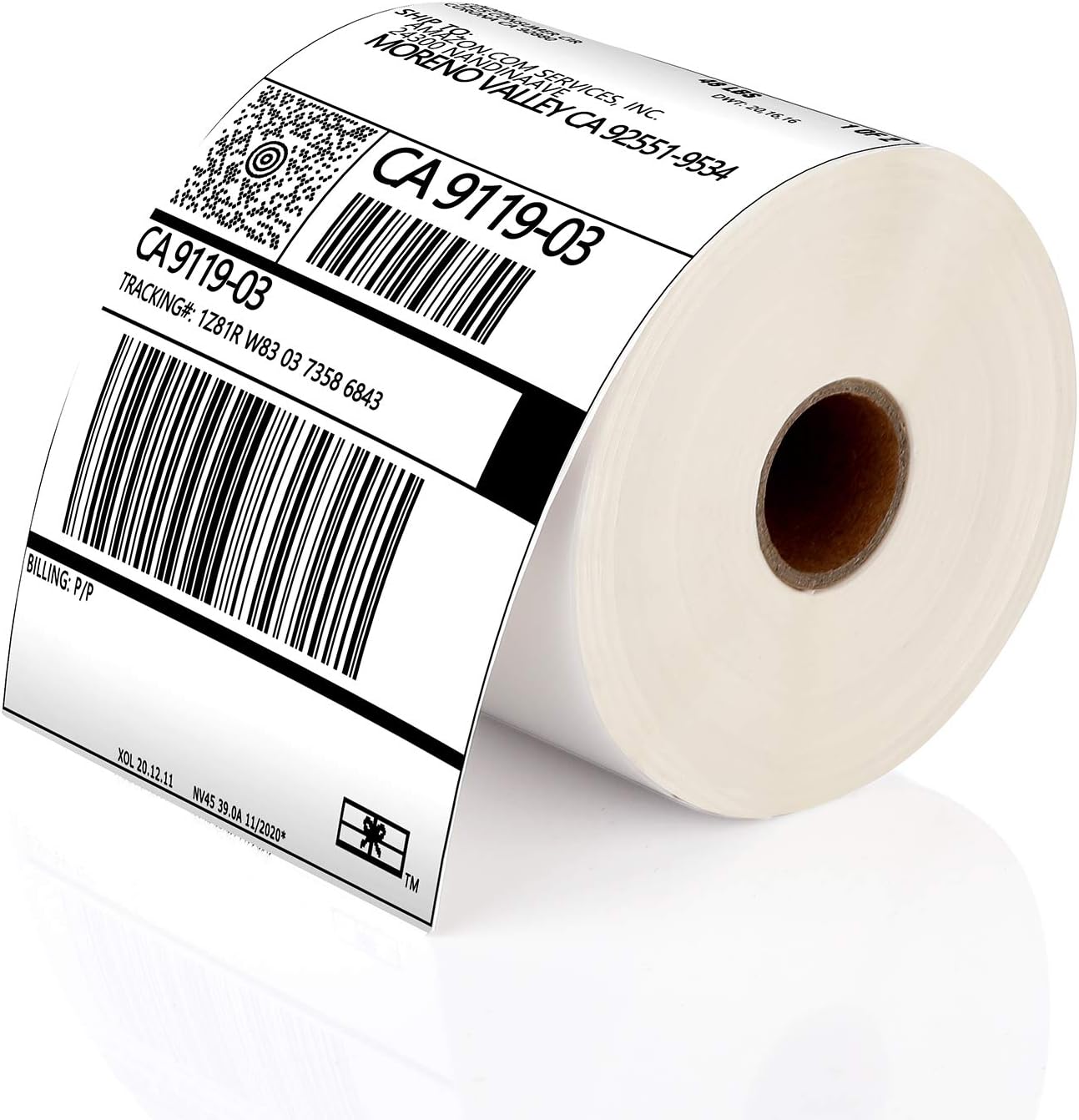 JADENS 4x6 Thermal Labels - 350 Labels, Commercial Grade, Perforated