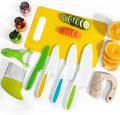 Kids Kitchen Knife Set 11 Pcs Montessori Tools for Toddlers - Safe