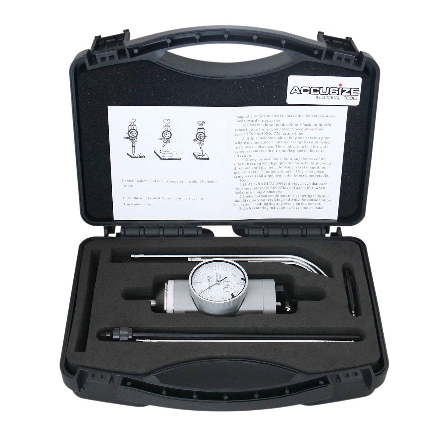 Accusize Co-Ax Indicator for Precision Measurements and Centering