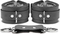 Premium BDSM Leather Barcelona Cuffs for Couples' Adventures