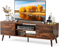 DUMOS TV Stand for 55 60 in TV - Mid Century Media Console