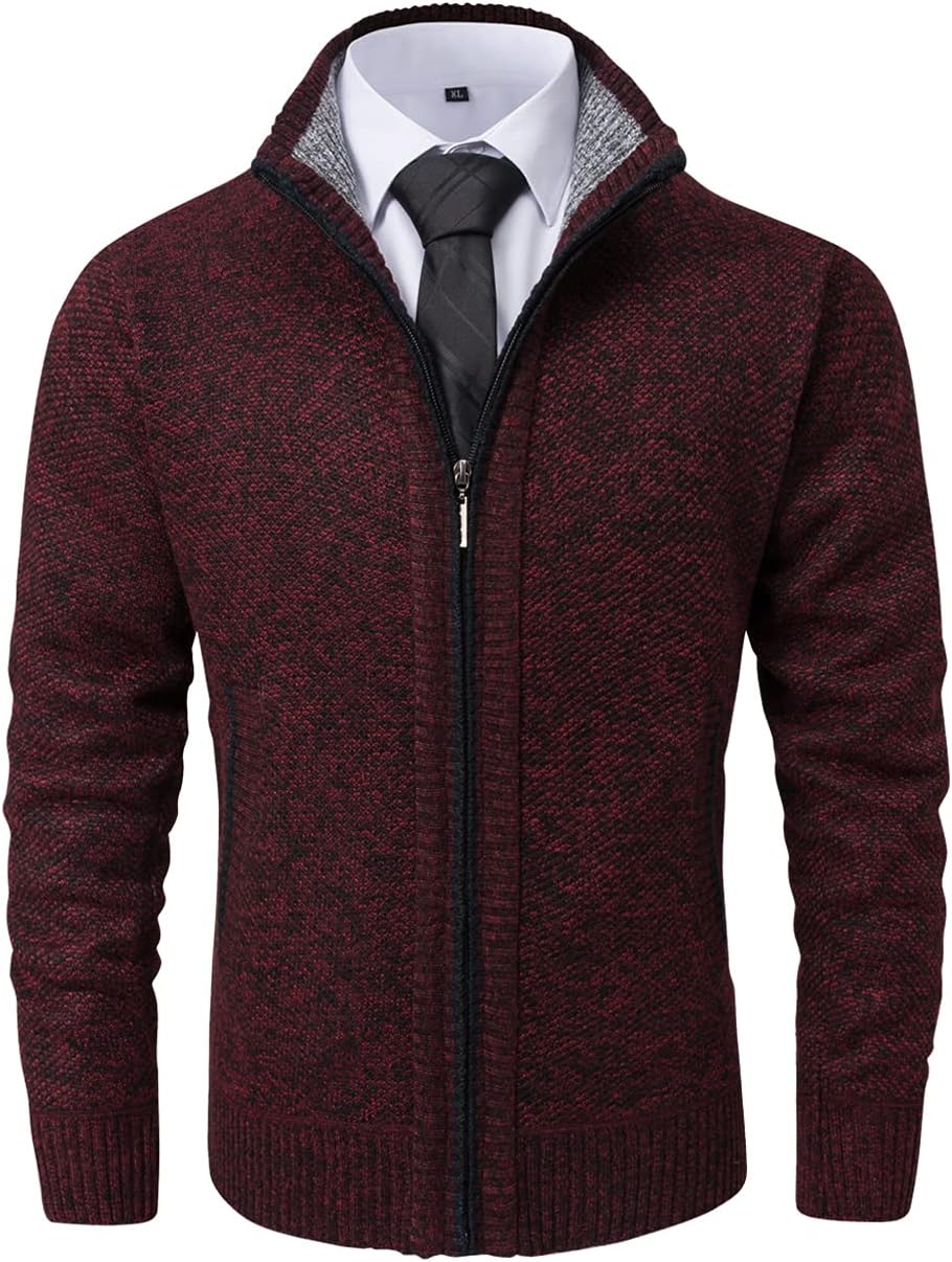 Vcansion Men's Classic Cardigan Sweater for Casual Style