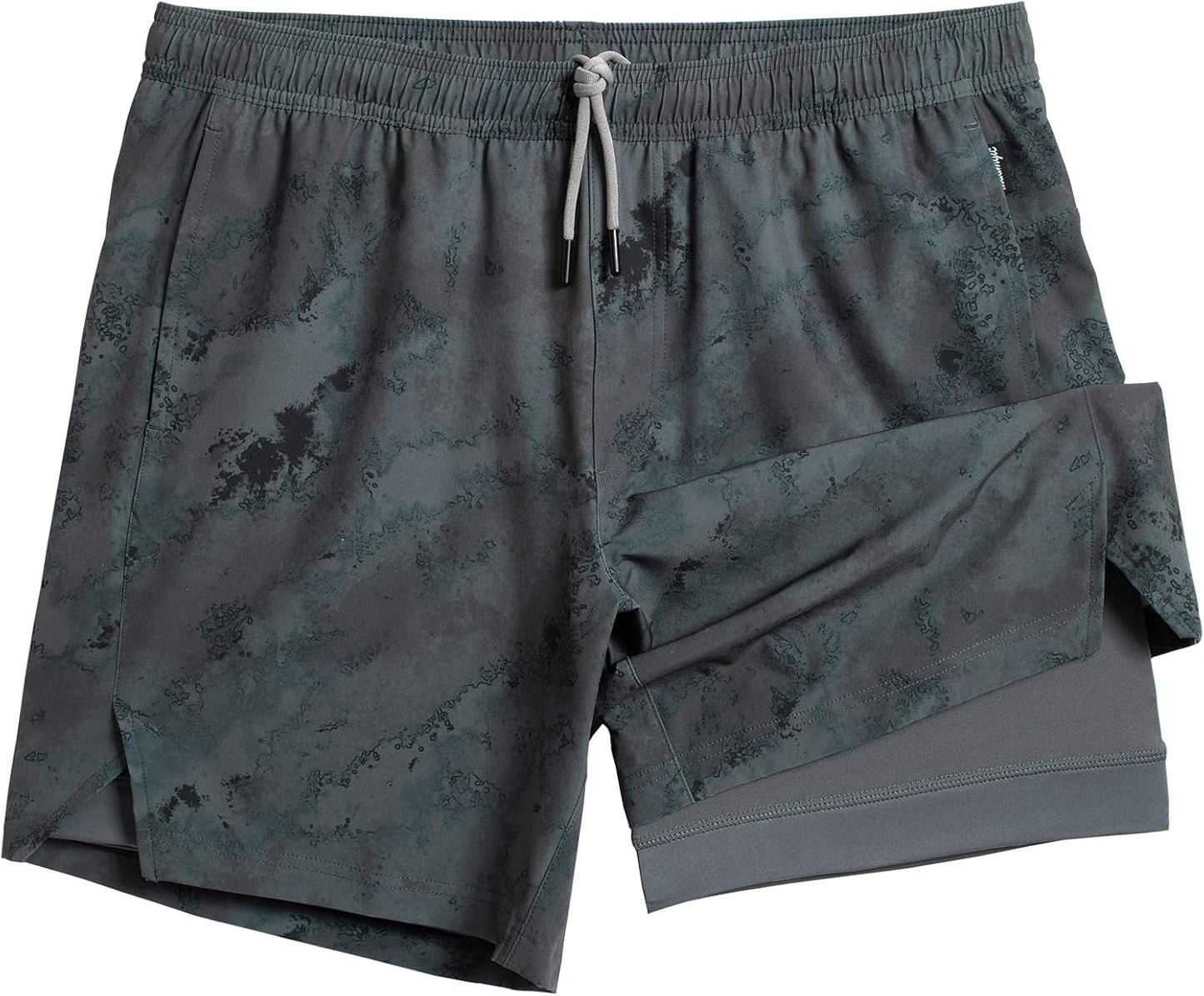 maamgic 2 in 1 Gym Shorts for Men with Quick Dry Technology