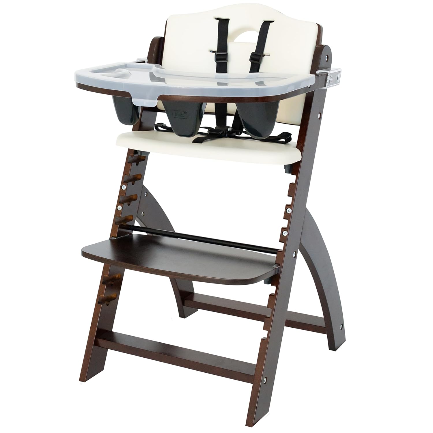 Abiie Beyond Junior Wooden High Chair - Adjustable & Convertible