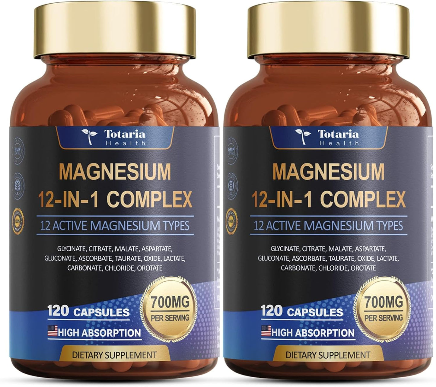 Magnesium Complex 700mg 12 in 1 Supplement for Relaxation